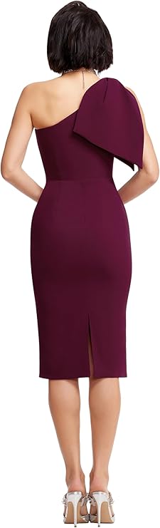 Premium Sculptural One-Shoulder Midaxi Dress – Buttermilk