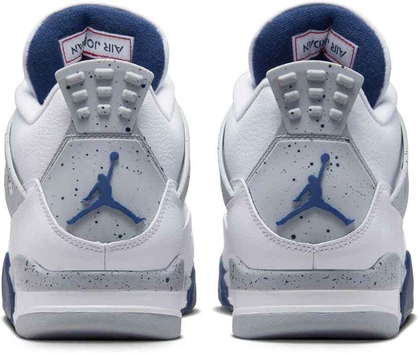 Jordan 4 Midnight Navy – White Navy Retro Sneakers
